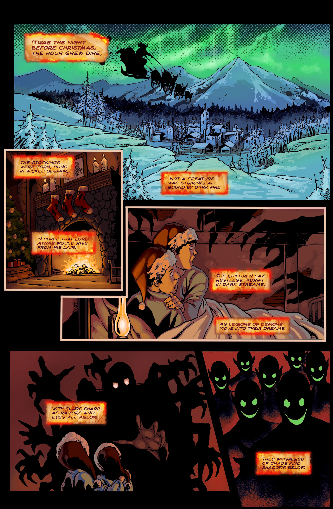 Godliath Merry Kaiju Christmas